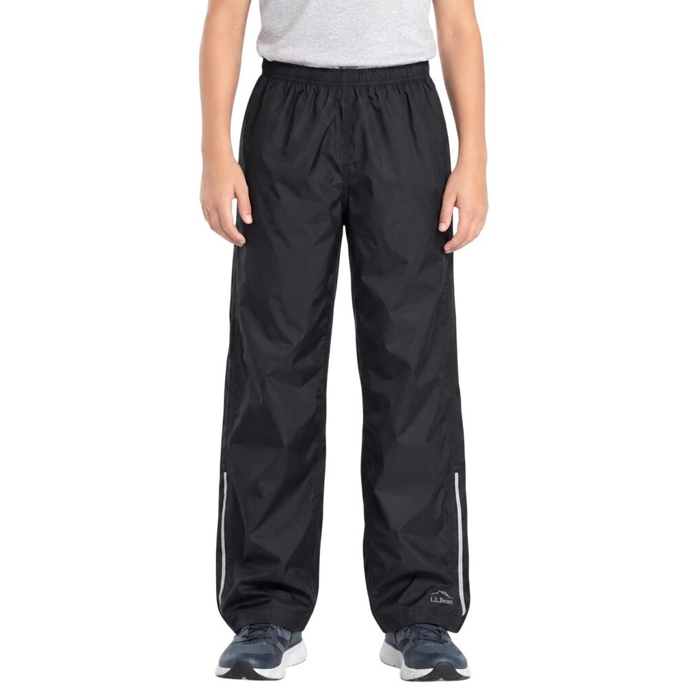 L.L. Bean Trail Model Rain Pants Kids Youth 12 Waterproof Breathable Reflective
